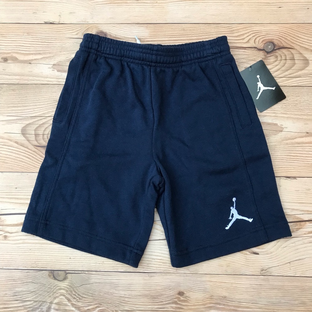 Jordan Dark Blue French Terry Cotton Jogger Shorts